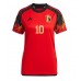 Ženski Nogometni dresi Belgija Eden Hazard #10 Domači SP 2022 Kratek Rokav
